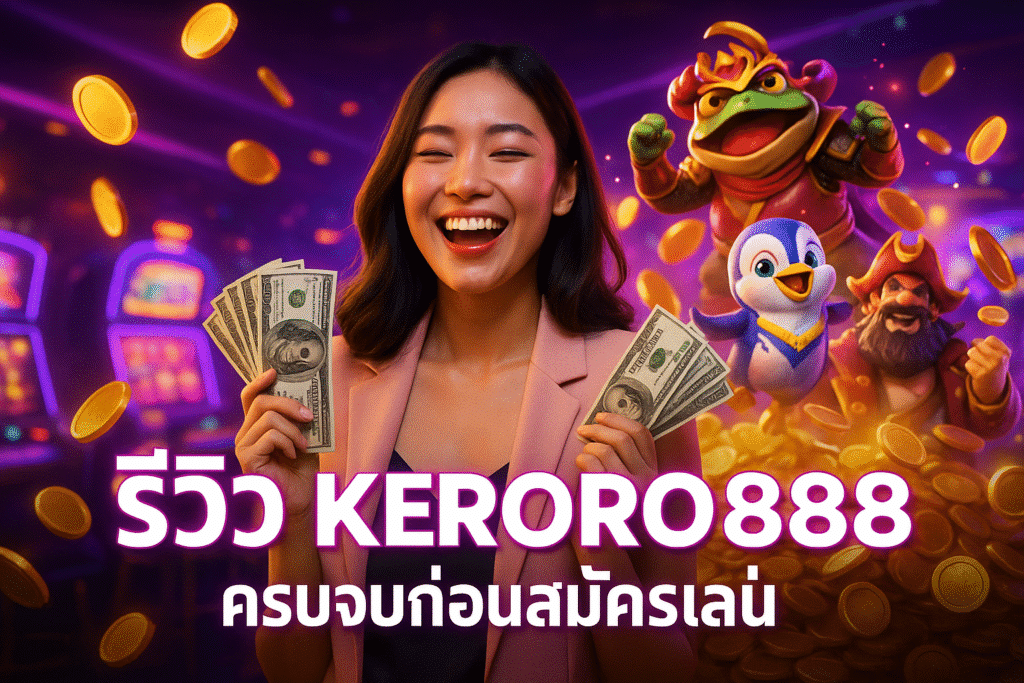 รีวิว KERORO888 ครบจบก่อนสมัครเล่น